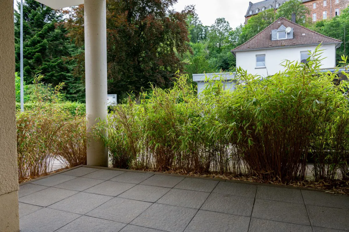 Praxis Schleiden Privatbehandlung Terrasse